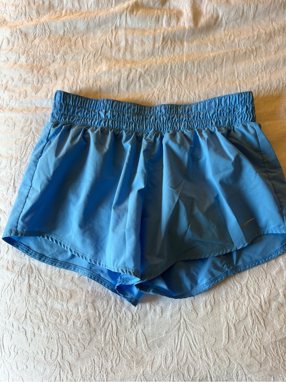 Nike Women’s Light Blue Athletic Running Shorts